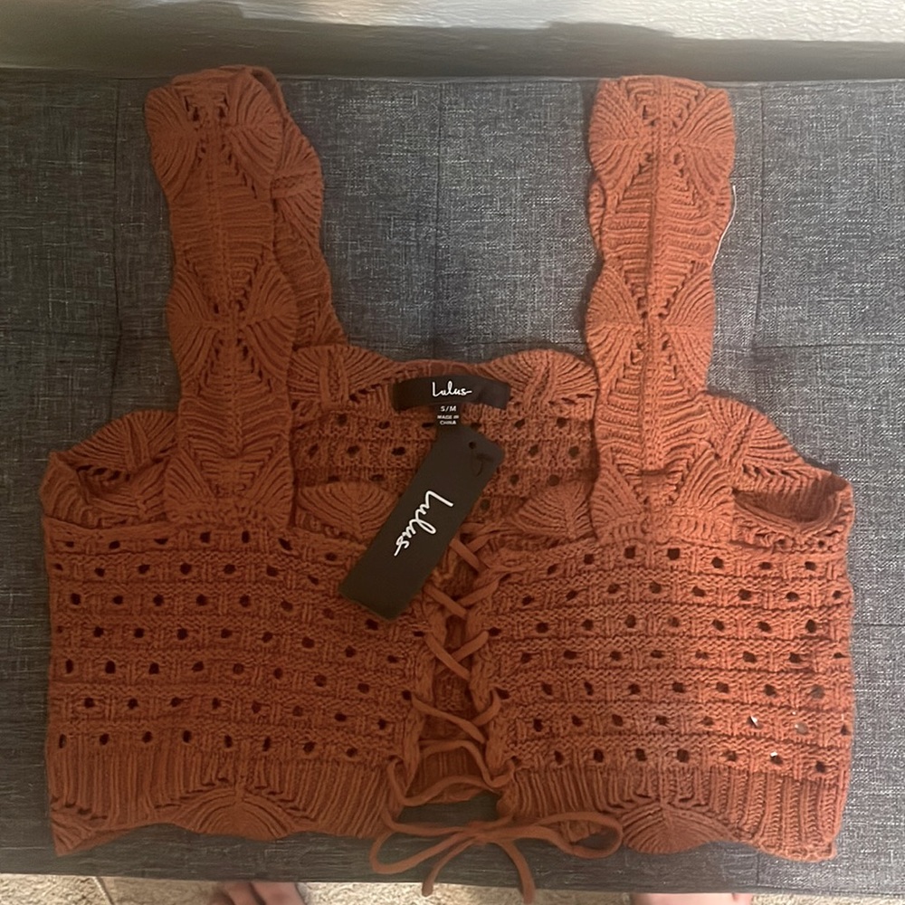 Lulus crochet crop top